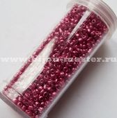 Бисер "Zlatka"в пластиковой  тубе, № 11, "Розовый металлик" , 20 гр.