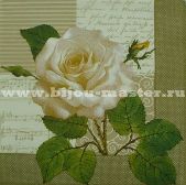 Салфетка для декупажа "Розы", размер 33х33см