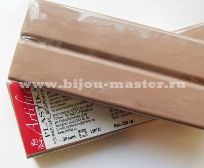 Полимерная глина "Пластика" (Артефакт, Россия) блок 250 г, цвет - какао