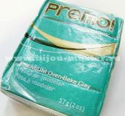 Паста для лепки "Premo!"  Sculpey, упаковка 57 гр, цвет  5299- "Green pearl"  Жемчужно-зеленый (Производство США)