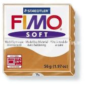 Полимерная глина Fimo Soft Блок 56гр, Цвет "Cognac", № 76