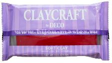 CLAYCRAFT by DECO самозатвердевающая глина красная 55г.