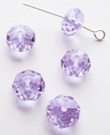 Swarovski Crystal Rondelle артикул 5040 10mm violet