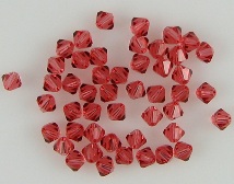 Бусина Swarovski арт.5301 биконус, 4мм, цвет Padparadscha