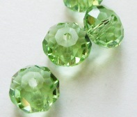 Бусина Сваровски рондель арт.5040 8мм Peridot