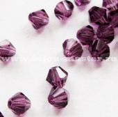 Бусина Swarovski арт.5301 биконус, размер 4 мм, цвет Amethyst