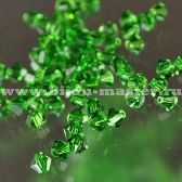 Бусина Swarovski  арт.5301 биконус, размер 4 мм,цвет Fern Green