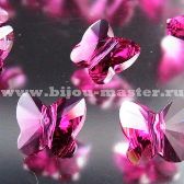 Бусина Swarovski Бабочка 5754, 10мм, цвет Fuchsia